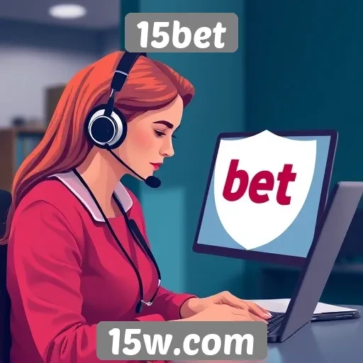 Segurança e suporte ao cliente no site 15bet